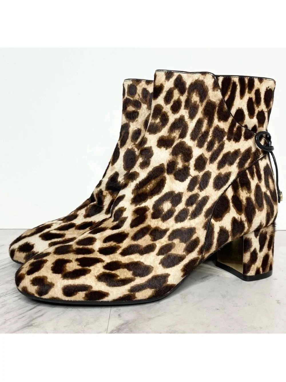 New! Tory Burch Laila Leopard Bootie 5 1/2